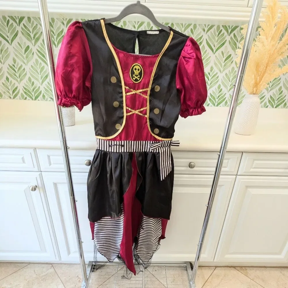 Girls Pirate Dress up costume sz 12-16 Halloween vibes Tween
